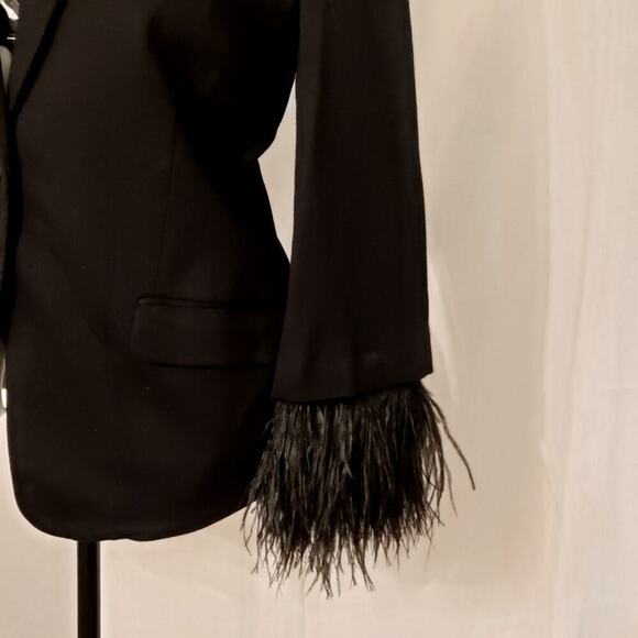 Chico's Feather Knit Black Jacket, Size 3 (16/18) - Picture 3 of 11